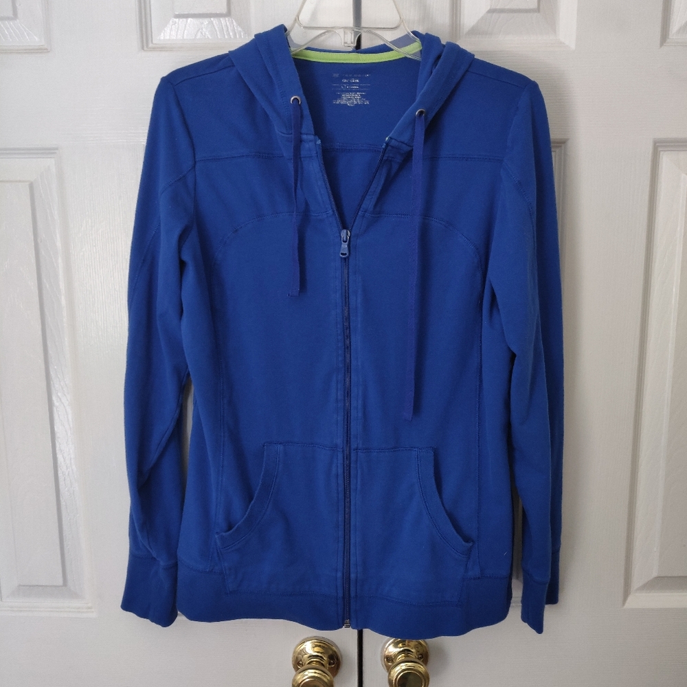 🌮 3/$15!!🌮 Bright blue athletic hoodie - zip